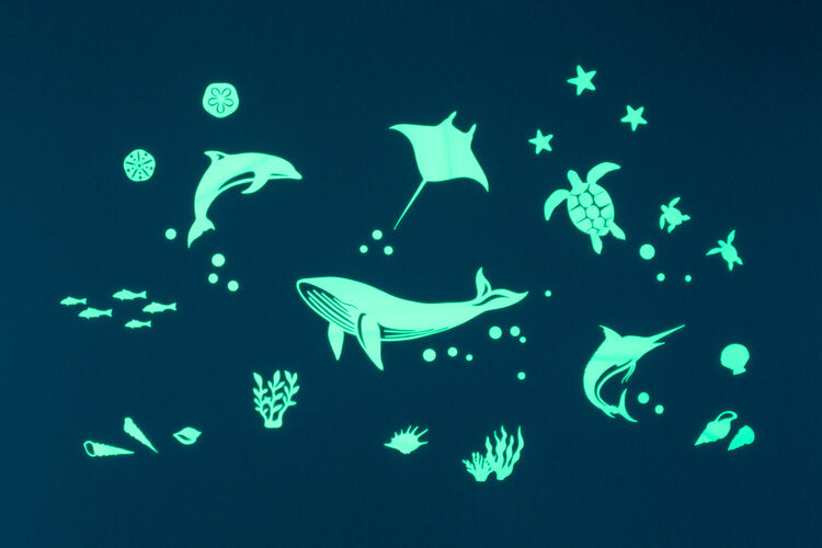 Sea Animal Glow in the Dark Stickers