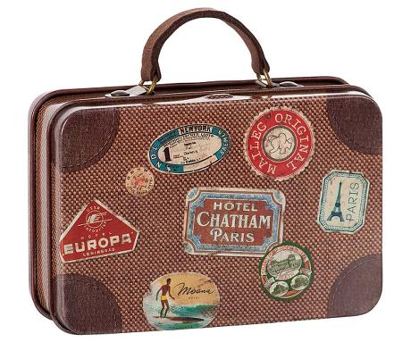 Metal Suitcase | Brown Travel