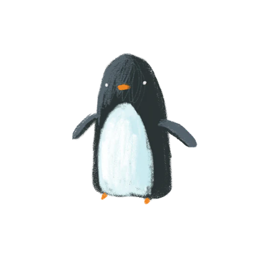 Penguin | Temporary Tattoo Pair