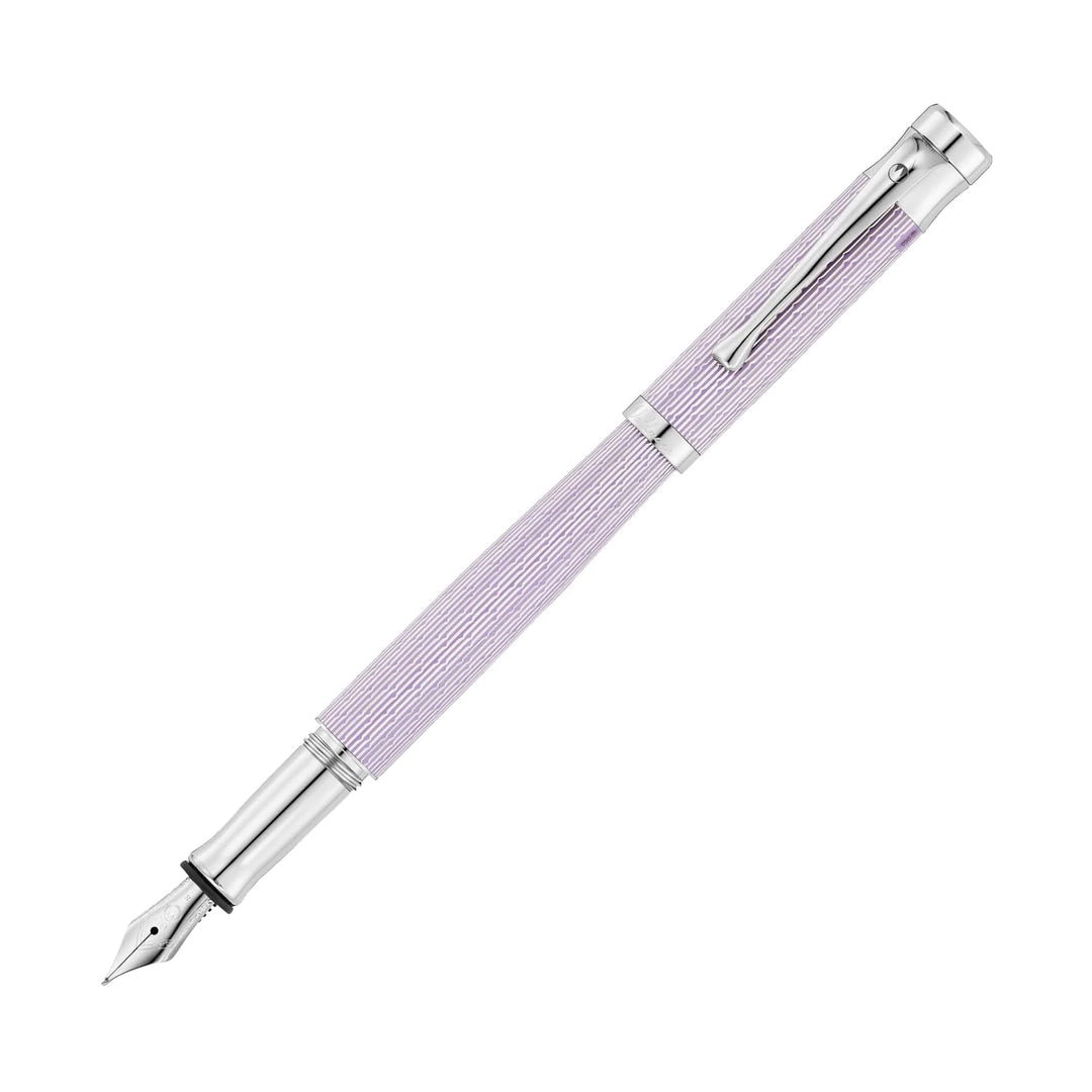 Tango Imagination Sterling Silver Fountain Pen | 18k Gold Nib | Brilliant Lilac